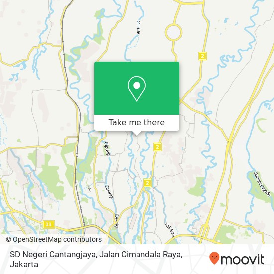 SD Negeri Cantangjaya, Jalan Cimandala Raya map
