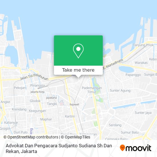 Advokat Dan Pengacara Sudjanto Sudiana Sh Dan Rekan map