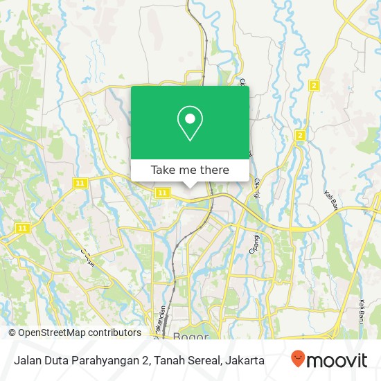 Jalan Duta Parahyangan 2, Tanah Sereal map