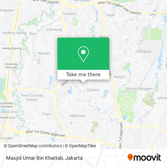 Masjid Umar Bin Khattab map