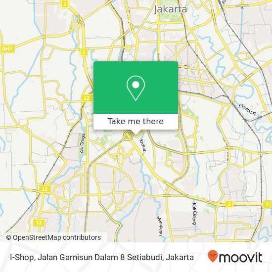 I-Shop, Jalan Garnisun Dalam 8 Setiabudi map