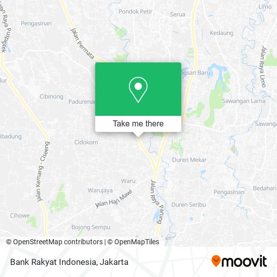 Bank Rakyat Indonesia map