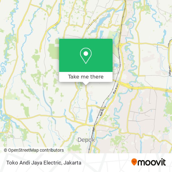 Toko Andi Jaya Electric map