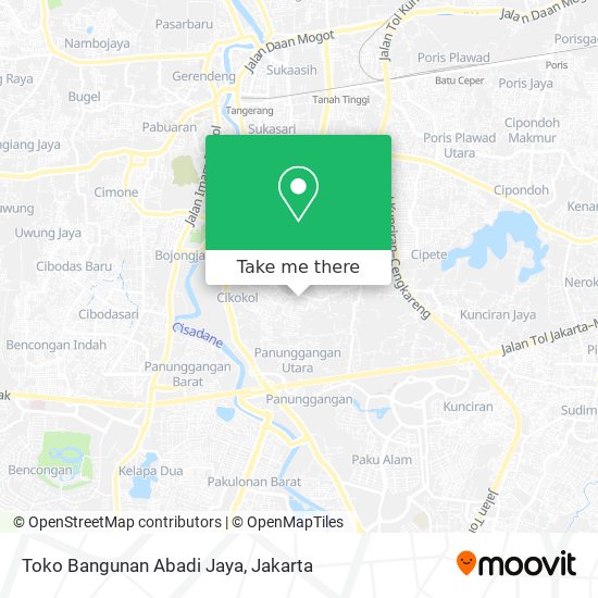 Toko Bangunan Abadi Jaya map