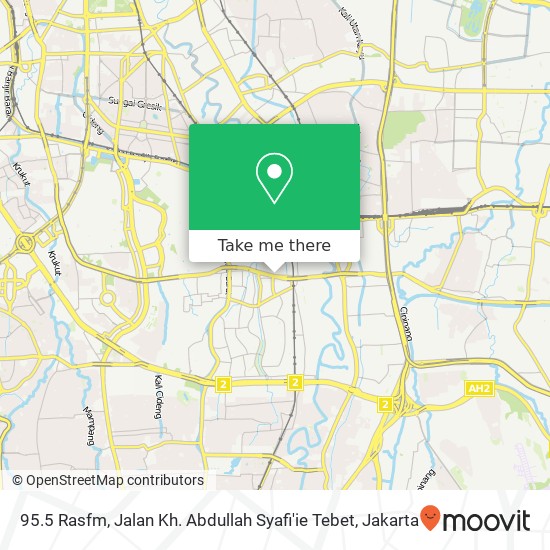 95.5 Rasfm, Jalan Kh. Abdullah Syafi'ie Tebet map