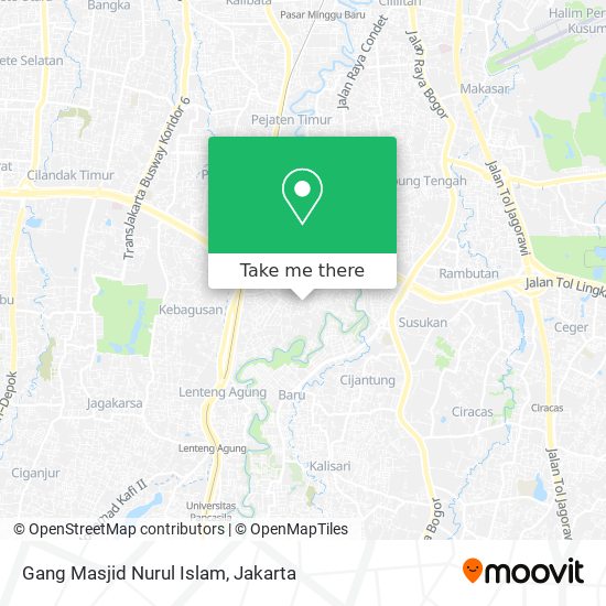 Gang Masjid Nurul Islam map