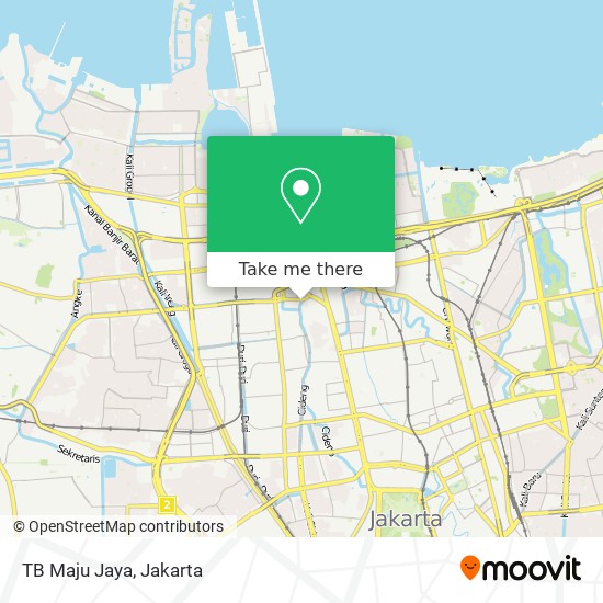 TB Maju Jaya map