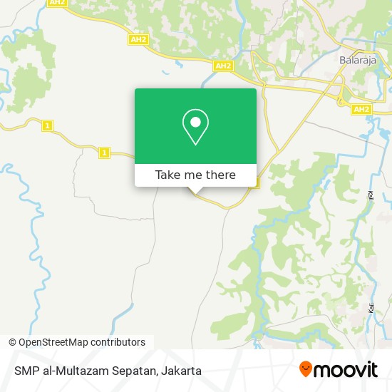 SMP al-Multazam Sepatan map