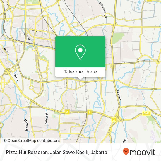 Pizza Hut Restoran, Jalan Sawo Kecik map