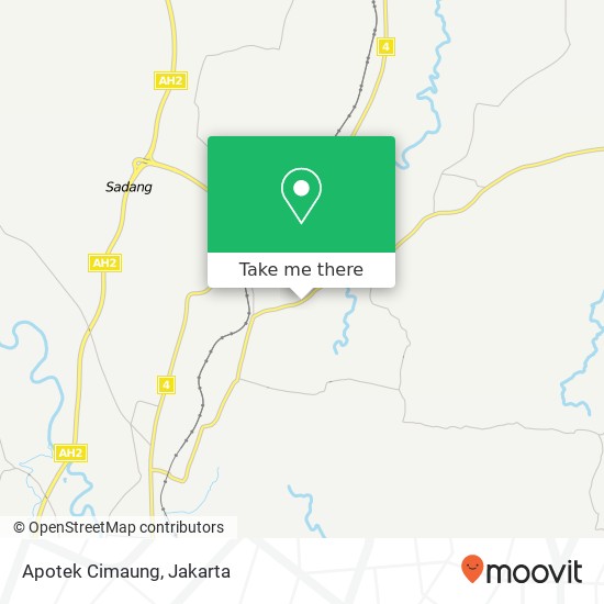 Apotek Cimaung, Jalan Ipik Gandamanah map