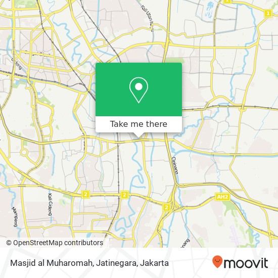 Masjid al Muharomah, Jatinegara map