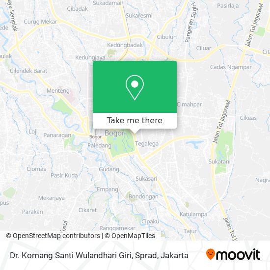 Dr. Komang Santi Wulandhari Giri, Sprad map