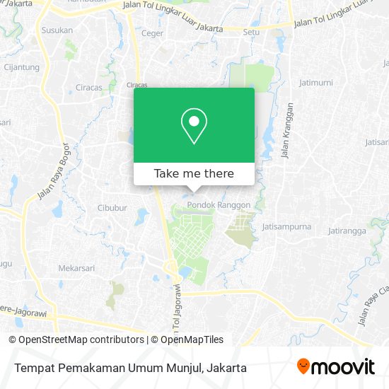 Tempat Pemakaman Umum Munjul map