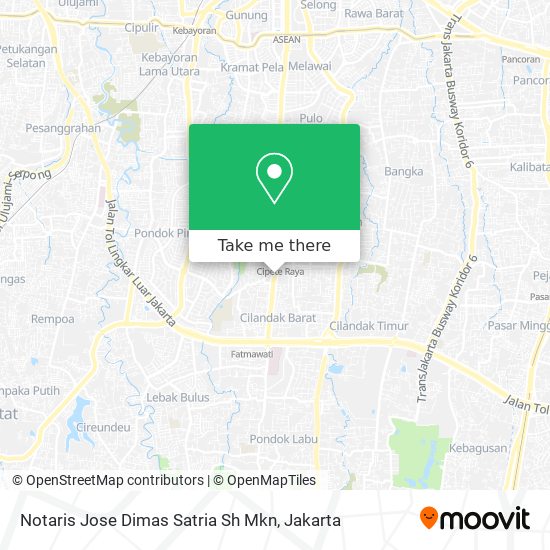 Notaris Jose Dimas Satria Sh Mkn map
