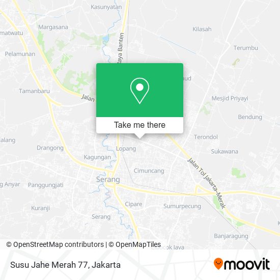 Susu Jahe Merah 77, Jalan Ayip Usman map