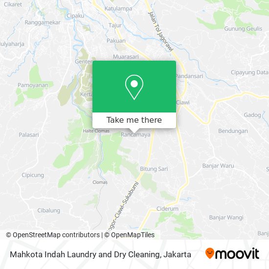Mahkota Indah Laundry and Dry Cleaning map