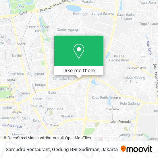 Samudra Restaurant, Gedung BRI Sudirman map