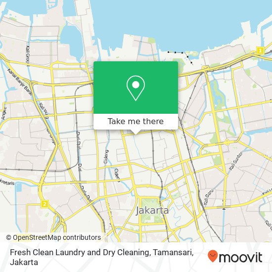 Fresh Clean Laundry and Dry Cleaning, Tamansari map
