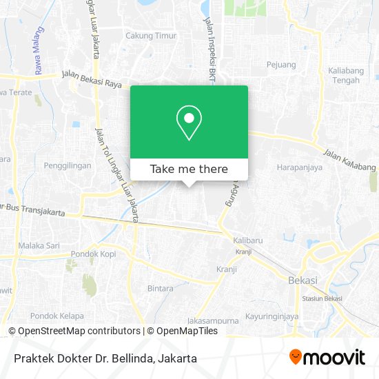 Praktek Dokter Dr. Bellinda map