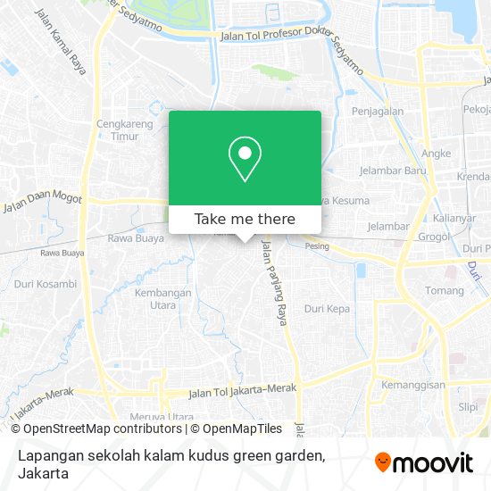 Lapangan sekolah kalam kudus green garden map