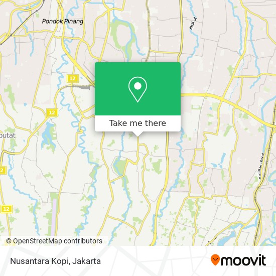 Nusantara Kopi map