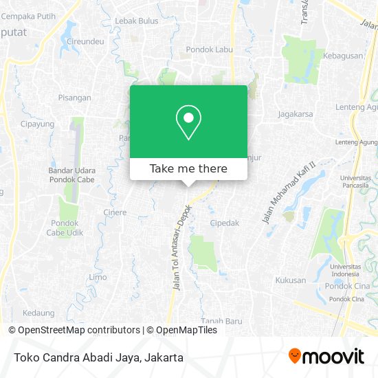 Toko Candra Abadi Jaya map