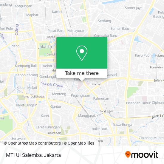 MTI UI Salemba map