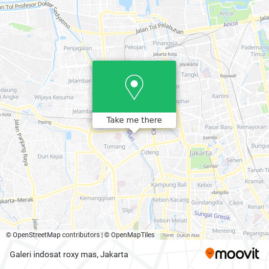 Galeri indosat roxy mas map