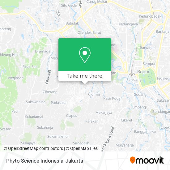Phyto Science Indonesia map