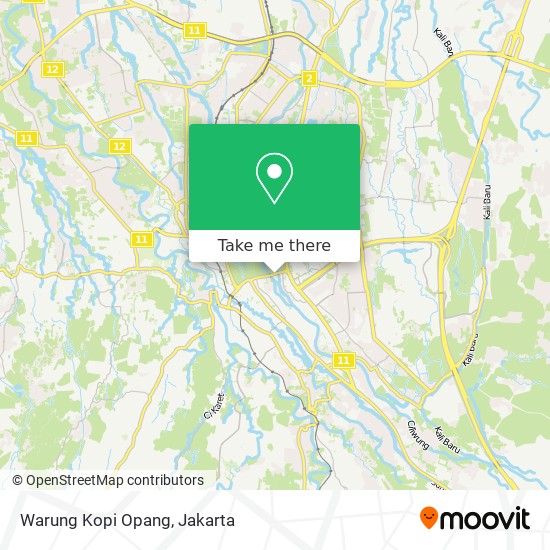 Warung Kopi Opang map