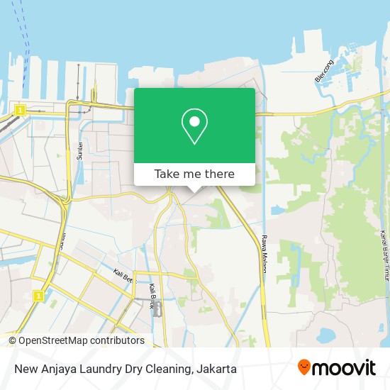 New Anjaya Laundry Dry Cleaning map