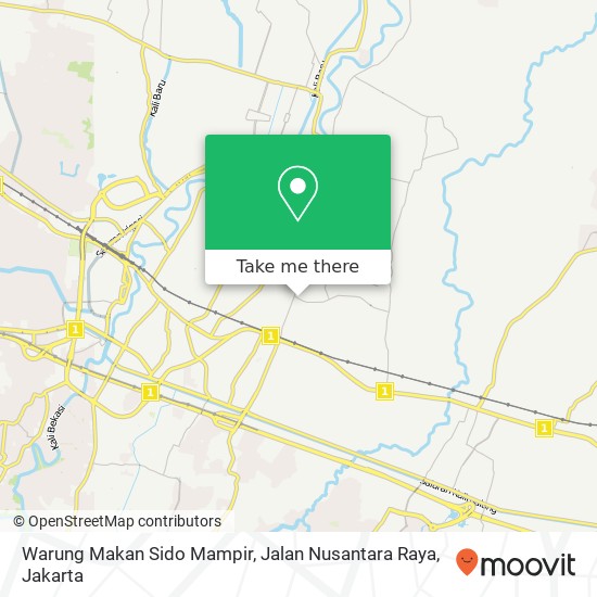 Warung Makan Sido Mampir, Jalan Nusantara Raya map