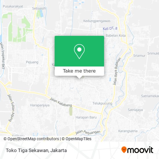 Toko Tiga Sekawan map