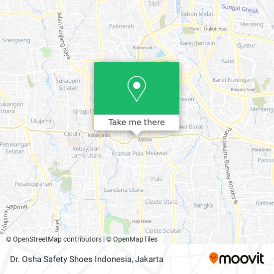 Dr. Osha Safety Shoes Indonesia map