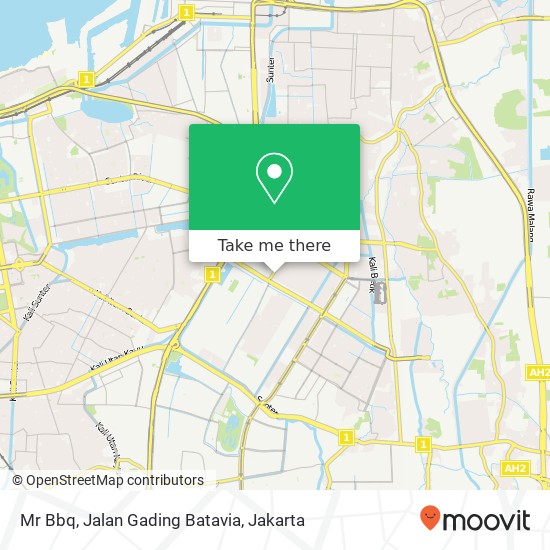 Mr Bbq, Jalan Gading Batavia map