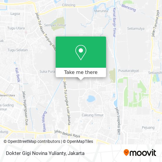 Dokter Gigi Novina Yulianty map