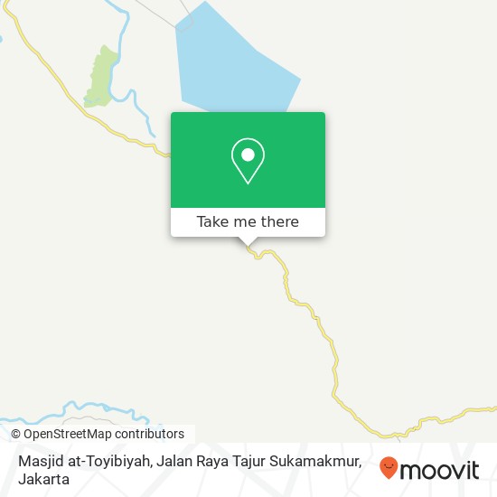 Masjid at-Toyibiyah, Jalan Raya Tajur Sukamakmur map