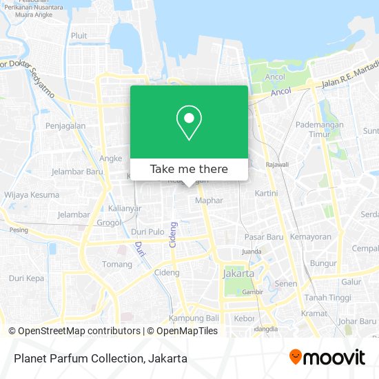 Planet Parfum Collection map