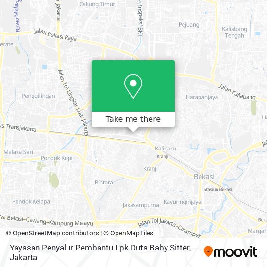 Yayasan Penyalur Pembantu Lpk Duta Baby Sitter map