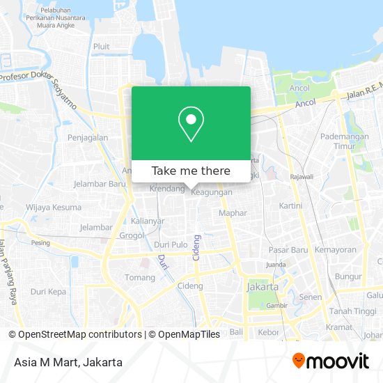 Asia M Mart map