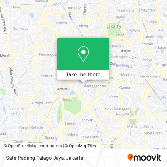 Sate Padang Talago Jaya map