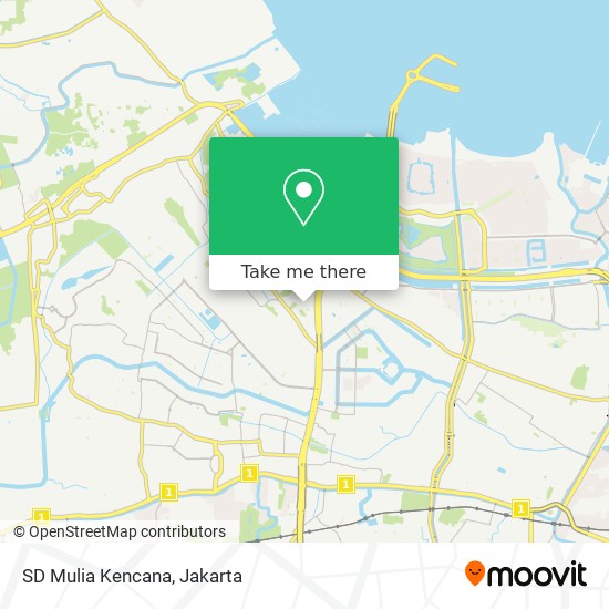 SD Mulia Kencana map