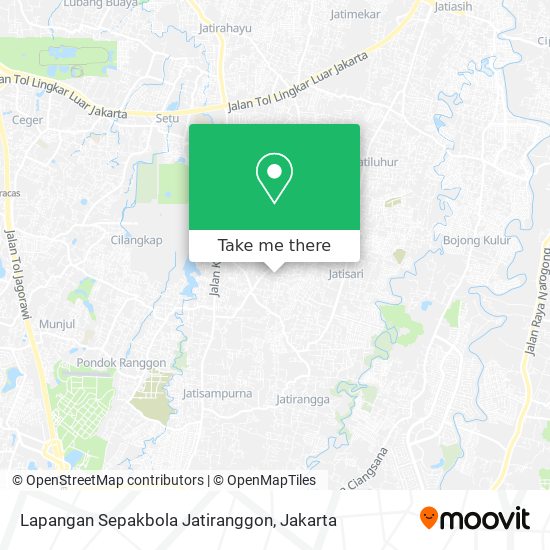 Lapangan Sepakbola Jatiranggon map