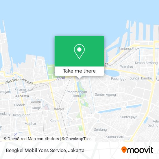 Bengkel Mobil Yons Service map