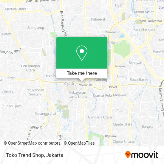 Toko Trend Shop map