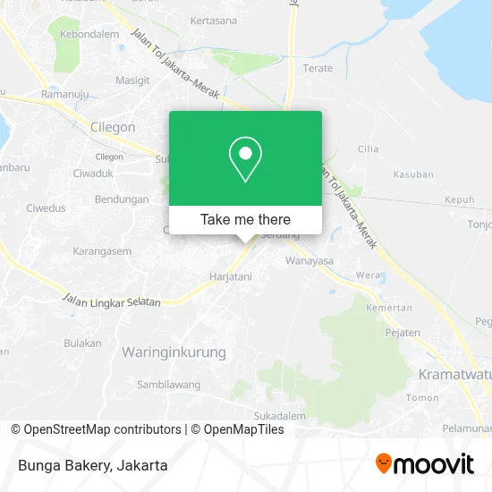 Bunga Bakery map