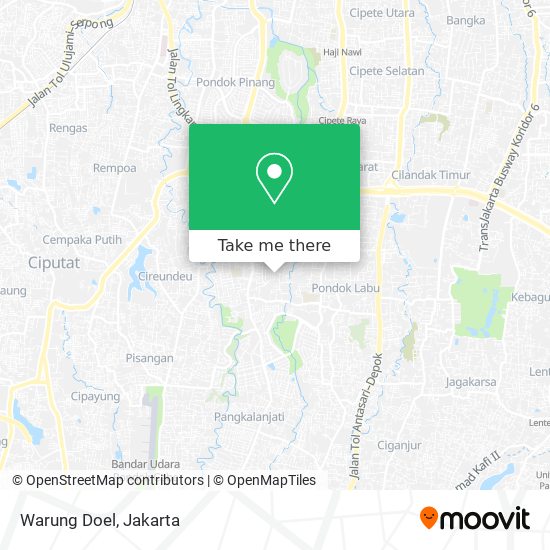 Warung Doel map