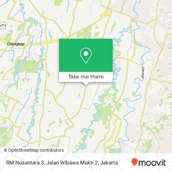 RM Nusantara 3, Jalan Wibawa Mukti 2 map