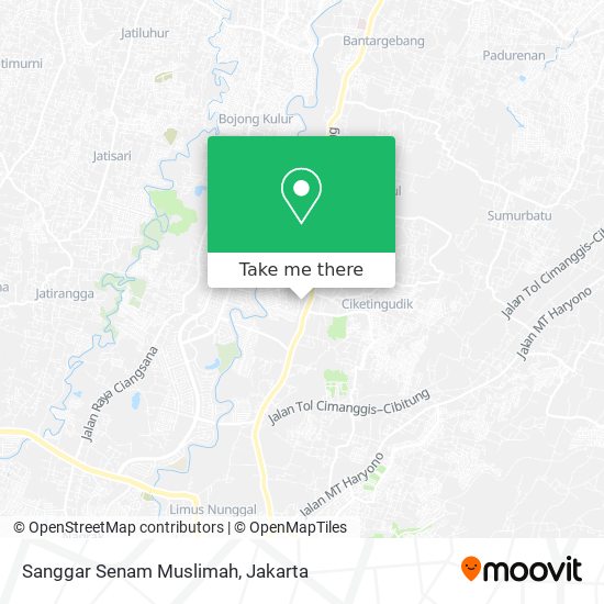 Sanggar Senam Muslimah map