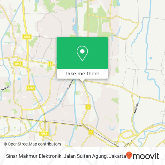 Sinar Makmur Elektronik, Jalan Sultan Agung map